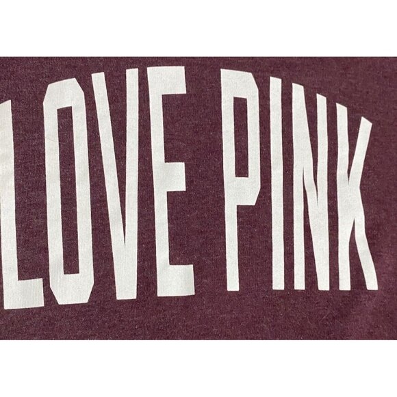 PINK BY Victoria's Secret Sweatshirt Women's Small Solid Long Sleeve Oversize - Picture 10 of 14